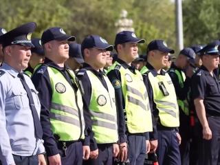 Департамент бастығының қатысуымен саптық жиын өтті