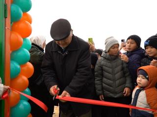 Жаңа Қаратон кентінде “Майтөбе” футбол және волейбол алаңы ашылды