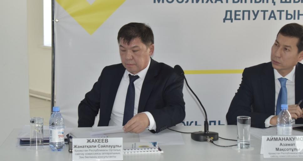 Ауданда сайлауға дайындық жұмыстары пысықталды