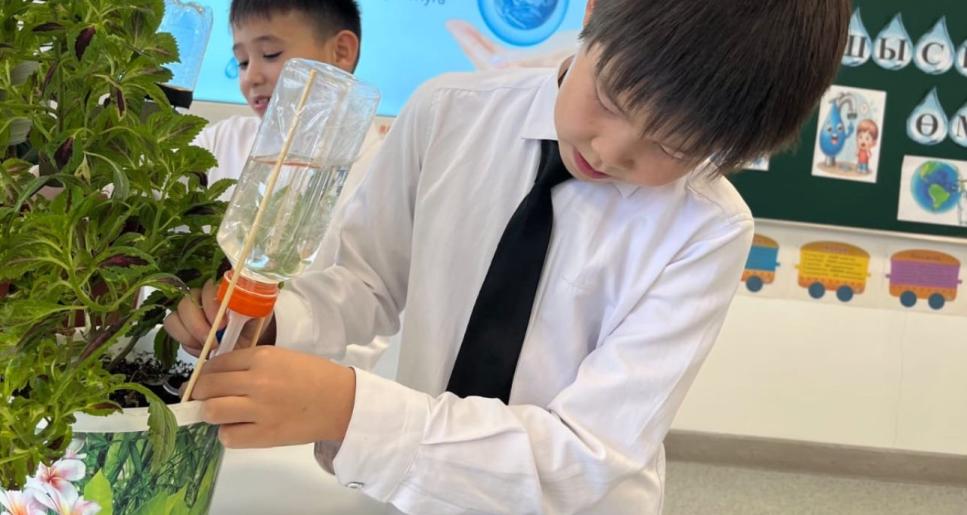 «Үнемді тұтыну»: Оқушыларға арналған экологиялық сабақ өтті 